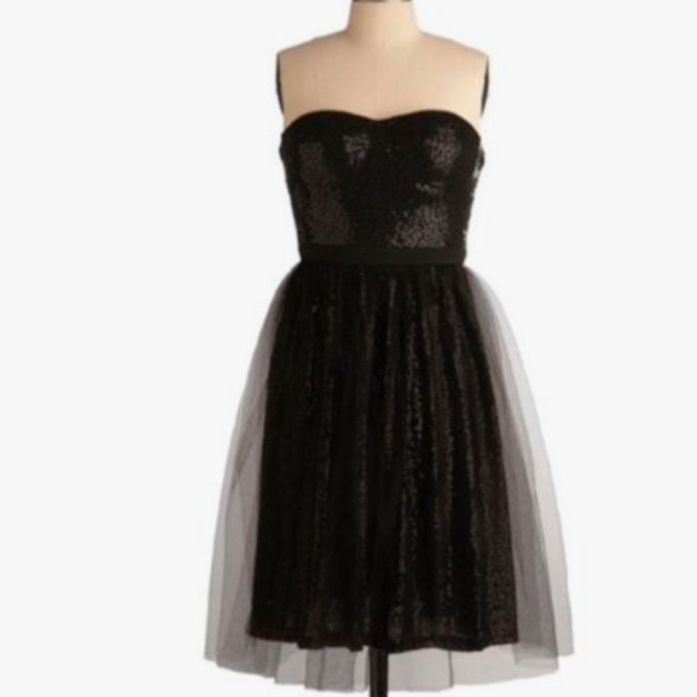 ModCloth Onyx Intentions Dress